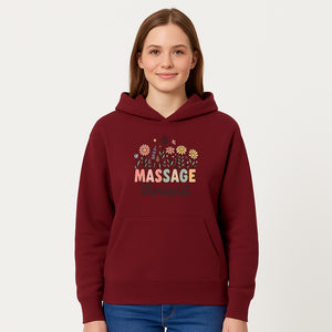 Massage Therapist Floral Design Art Print - Relaxation Decor for Wellness Spaces and Gift Ideas - Hoodie 1758350853552.jpg