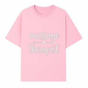 Massage Therapist Sign - Elegant Handwritten Decor for Spa, Wellness Center or Home Treatment Room - T-shirt 1758350853556.jpg