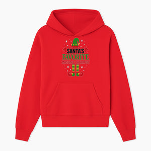Santa's Favorite Massage Therapist Christmas Gift T-Shirt, Funny Holiday Apparel for Massage Therapists and Elves - Hoodie 1758350853605.jpg