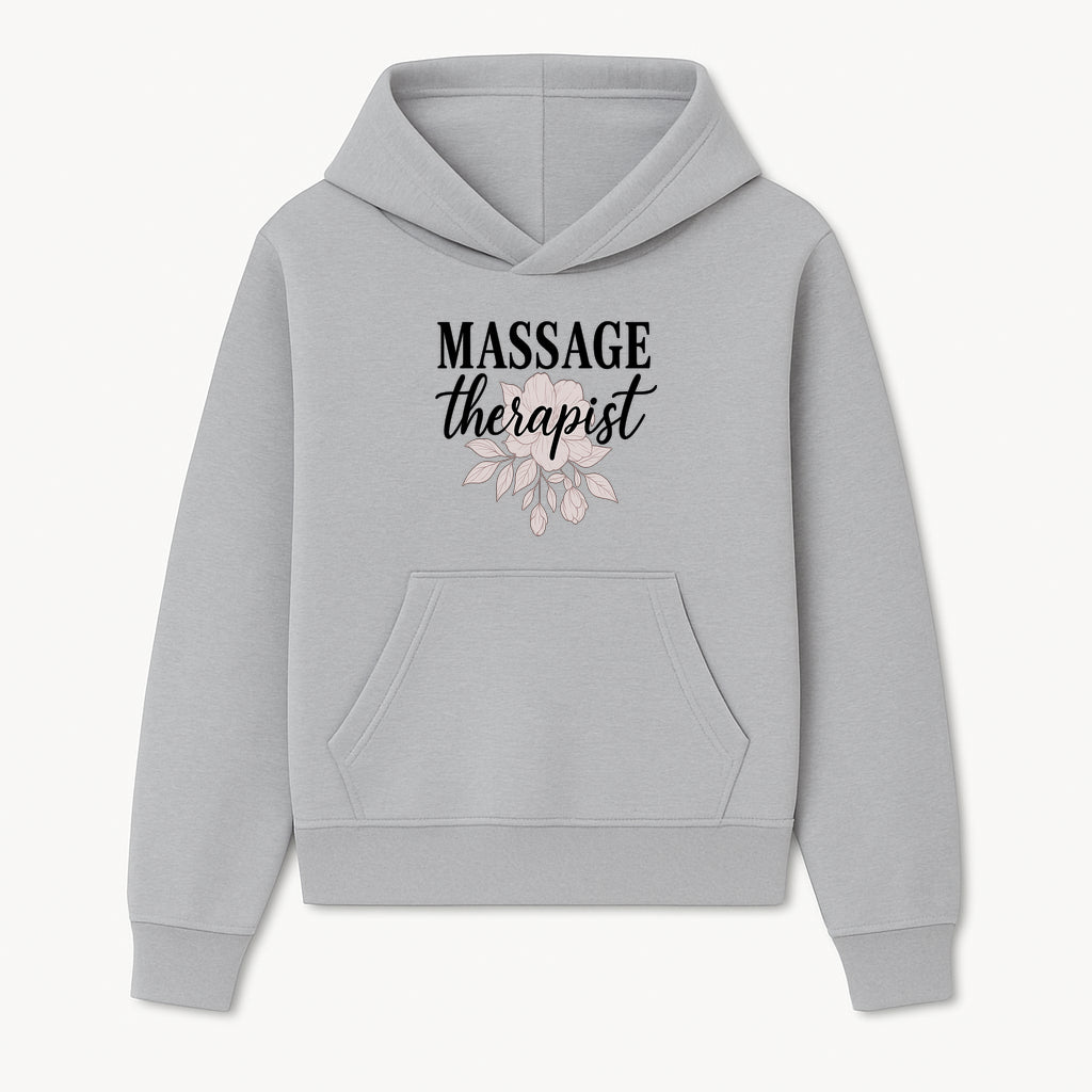Massage Therapist Floral Sign | Relaxation Decor | Wellness Spa Art | Gift for Massage Professionals | Home or Office Wall Art - Hoodie 1758350853655.jpg