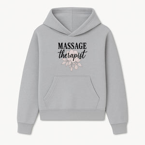 Massage Therapist Floral Sign | Relaxation Decor | Wellness Spa Art | Gift for Massage Professionals | Home or Office Wall Art - Hoodie 1758350853655.jpg