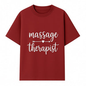 Massage Therapist Sign - Elegant Handwritten Decor for Spa, Wellness Center or Home Treatment Room - T-shirt 1758350853677.jpg