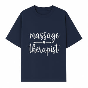 Massage Therapist Sign - Elegant Handwritten Decor for Spa, Wellness Center or Home Treatment Room - T-shirt 1758350853794.jpg