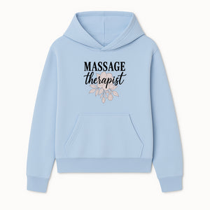 Massage Therapist Floral Sign | Relaxation Decor | Wellness Spa Art | Gift for Massage Professionals | Home or Office Wall Art - Hoodie 1758350854351.jpg