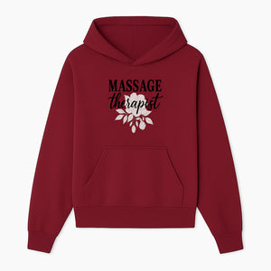 Massage Therapist Floral Sign | Relaxation Decor | Wellness Spa Art | Gift for Massage Professionals | Home or Office Wall Art - Hoodie 1758350854704.jpg