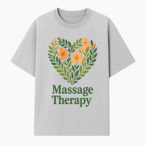Floral Massage Therapy Art Print - Nature Inspired Wellness Decor for Relaxation and Healing Spaces - T-shirt 1758350855135.jpg