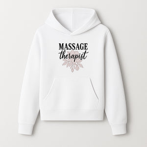 Massage Therapist Floral Sign | Relaxation Decor | Wellness Spa Art | Gift for Massage Professionals | Home or Office Wall Art - Hoodie 1758350855238.jpg