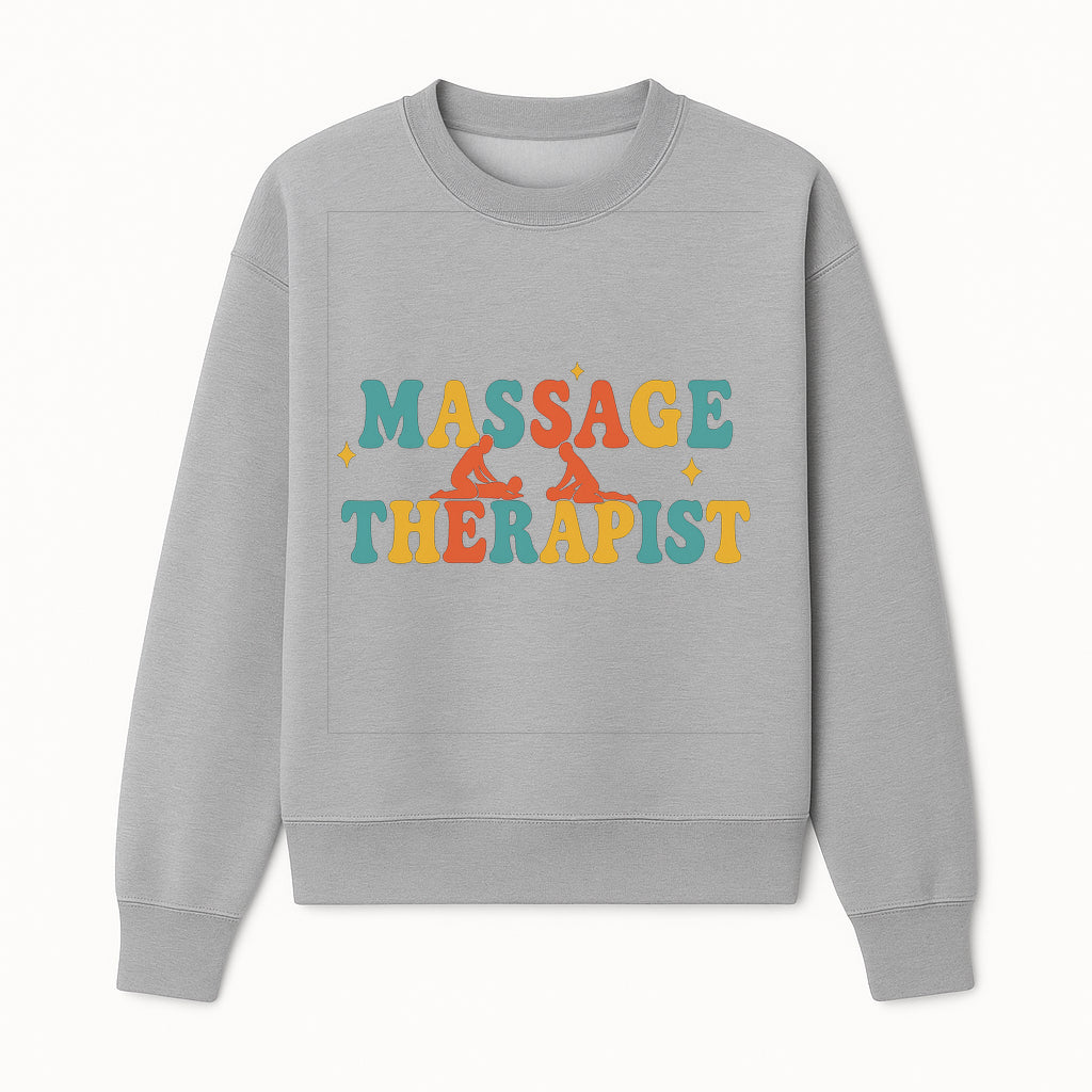 Colorful Massage Therapist Wall Art | Relaxation Decor | Wellness Studio Sign | Massage Room Decoration | Home Spa Artwork - Sweatshirt 1758350855333.jpg
