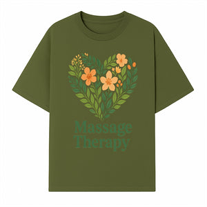 Floral Massage Therapy Art Print - Nature Inspired Wellness Decor for Relaxation and Healing Spaces - T-shirt 1758350855595.jpg