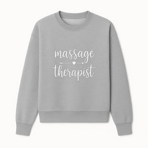 Massage Therapist Sign - Elegant Handwritten Decor for Spa, Wellness Center or Home Treatment Room - Sweatshirt 1758350855637.jpg