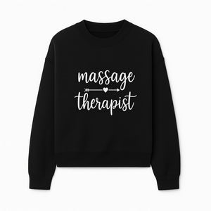 Massage Therapist Sign - Elegant Handwritten Decor for Spa, Wellness Center or Home Treatment Room - Sweatshirt 1758350855763.jpg