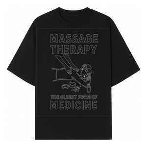 Massage Therapy Art Print - The Oldest Form of Medicine - Wellness Decor for Spa, Home, or Office - T-shirt 1758350855812.jpg