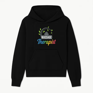 Massage Therapist Logo with Stones and Leaves | Wellness Spa Design for Therapists | Relaxation and Healing Services Brand - Hoodie 1758350856056.jpg