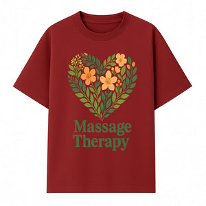 Floral Massage Therapy Art Print - Nature Inspired Wellness Decor for Relaxation and Healing Spaces - T-shirt 1758350856145.jpg