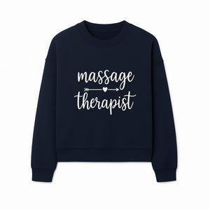 Massage Therapist Sign - Elegant Handwritten Decor for Spa, Wellness Center or Home Treatment Room - Sweatshirt 1758350856695.jpg