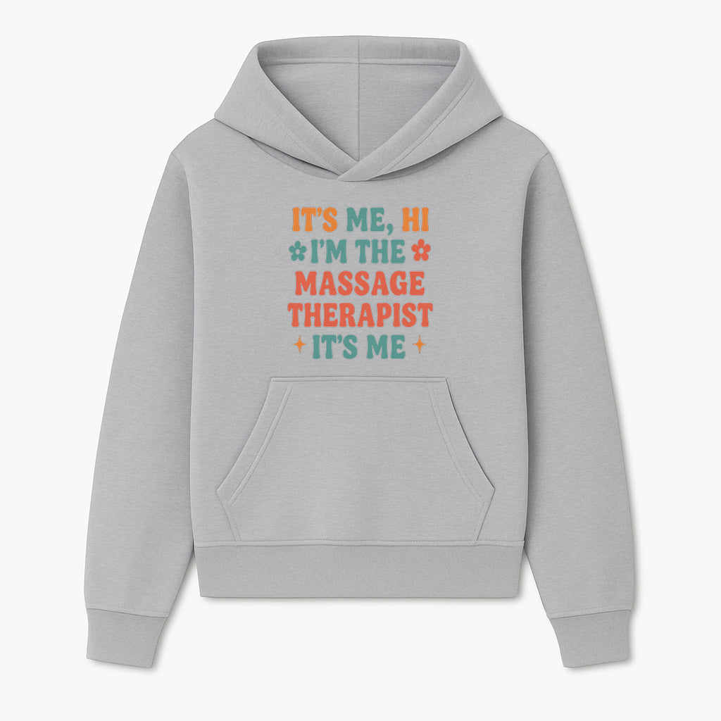 Massage Therapist I'm Here Sign | Fun Practicing Massage Therapy Decor | Cute Home Office Wall Art - Hoodie 1758350856915.jpg