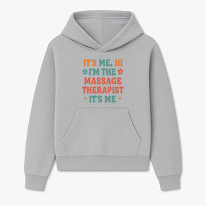 Massage Therapist I'm Here Sign | Fun Practicing Massage Therapy Decor | Cute Home Office Wall Art - Hoodie 1758350856915.jpg