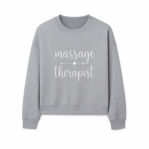 Massage Therapist Sign - Elegant Handwritten Decor for Spa, Wellness Center or Home Treatment Room - Sweatshirt 1758350856952.jpg