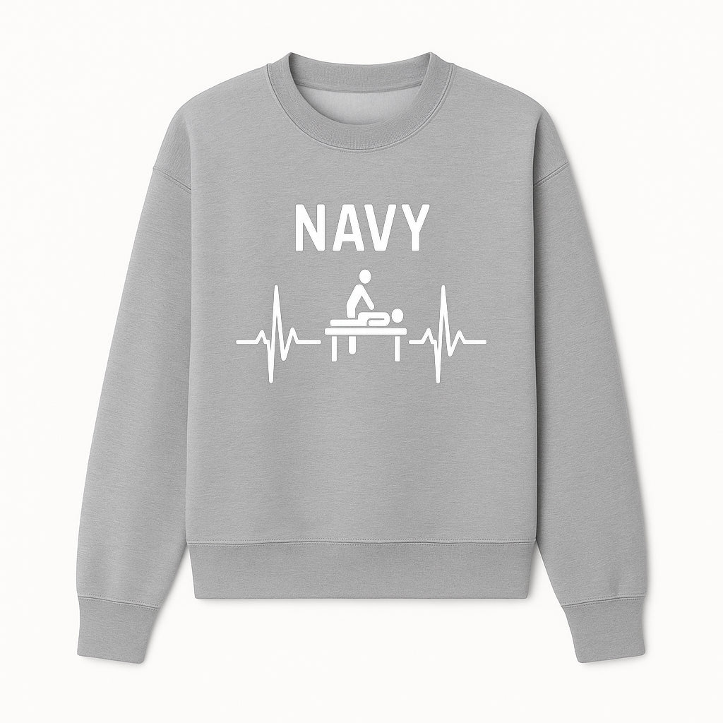 Navy Massage Therapy Neon Sign | Military Health Decor | Hospital Wall Art | Wellness Gift for Veterans and Active Duty Personnel - Sweatshirt 1758350857077.jpg