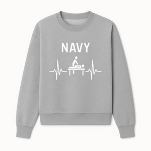 Navy Massage Therapy Neon Sign | Military Health Decor | Hospital Wall Art | Wellness Gift for Veterans and Active Duty Personnel - Sweatshirt 1758350857077.jpg