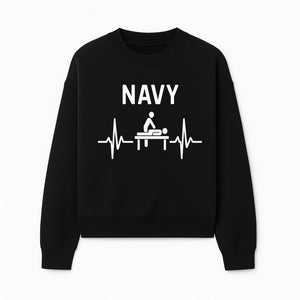 Navy Massage Therapy Neon Sign | Military Health Decor | Hospital Wall Art | Wellness Gift for Veterans and Active Duty Personnel - Sweatshirt 1758350857228.jpg