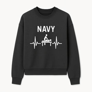 Navy Massage Therapy Neon Sign | Military Health Decor | Hospital Wall Art | Wellness Gift for Veterans and Active Duty Personnel - Sweatshirt 1758350857384.jpg