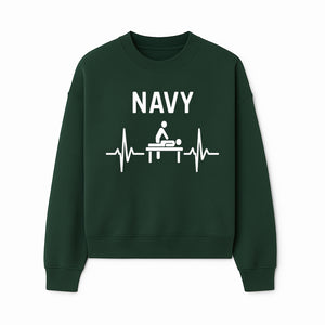 Navy Massage Therapy Neon Sign | Military Health Decor | Hospital Wall Art | Wellness Gift for Veterans and Active Duty Personnel - Sweatshirt 1758350857505.jpg