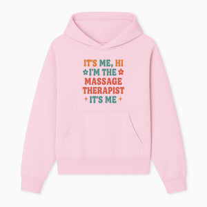 Massage Therapist I'm Here Sign | Fun Practicing Massage Therapy Decor | Cute Home Office Wall Art - Hoodie 1758350857781.jpg