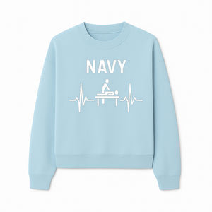 Navy Massage Therapy Neon Sign | Military Health Decor | Hospital Wall Art | Wellness Gift for Veterans and Active Duty Personnel - Sweatshirt 1758350857787.jpg