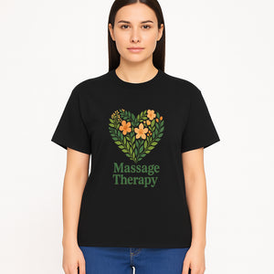 Floral Massage Therapy Art Print - Nature Inspired Wellness Decor for Relaxation and Healing Spaces - T-shirt 1758350857908.jpg