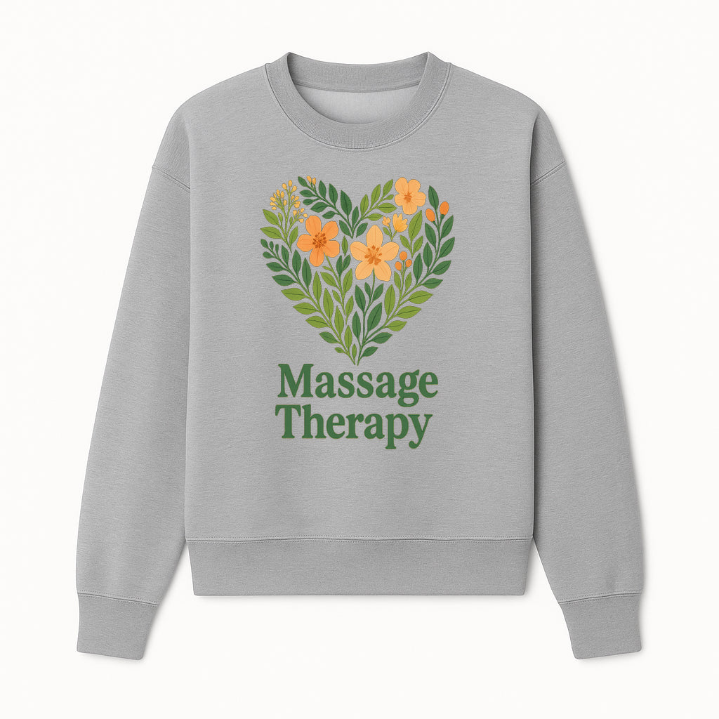 Floral Massage Therapy Art Print - Nature Inspired Wellness Decor for Relaxation and Healing Spaces - Sweatshirt 1758350858057.jpg