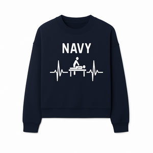 Navy Massage Therapy Neon Sign | Military Health Decor | Hospital Wall Art | Wellness Gift for Veterans and Active Duty Personnel - Sweatshirt 1758350858149.jpg