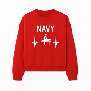 Navy Massage Therapy Neon Sign | Military Health Decor | Hospital Wall Art | Wellness Gift for Veterans and Active Duty Personnel - Sweatshirt 1758350858303.jpg