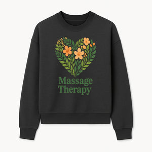 Floral Massage Therapy Art Print - Nature Inspired Wellness Decor for Relaxation and Healing Spaces - Sweatshirt 1758350858324.jpg