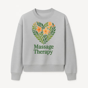 Floral Massage Therapy Art Print - Nature Inspired Wellness Decor for Relaxation and Healing Spaces - Sweatshirt 1758350858597.jpg