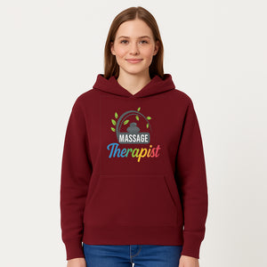 Massage Therapist Logo with Stones and Leaves | Wellness Spa Design for Therapists | Relaxation and Healing Services Brand - Hoodie 1758350858630.jpg