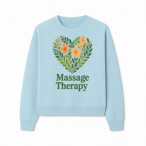 Floral Massage Therapy Art Print - Nature Inspired Wellness Decor for Relaxation and Healing Spaces - Sweatshirt 1758350858725.jpg