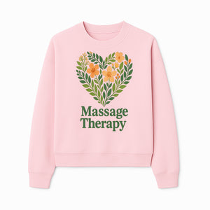 Floral Massage Therapy Art Print - Nature Inspired Wellness Decor for Relaxation and Healing Spaces - Sweatshirt 1758350858866.jpg