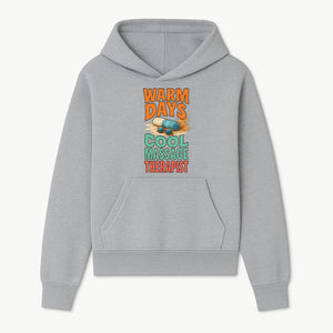 Warm Days Cool Massage Therapist T-Shirt | Relaxation Beach Vibes | Gift for Massage Professionals and Spa Lovers - Hoodie 1758350858872.jpg