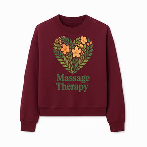 Floral Massage Therapy Art Print - Nature Inspired Wellness Decor for Relaxation and Healing Spaces - Sweatshirt 1758350858999.jpg