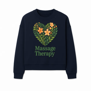 Floral Massage Therapy Art Print - Nature Inspired Wellness Decor for Relaxation and Healing Spaces - Sweatshirt 1758350859130.jpg