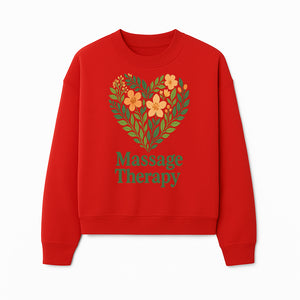 Floral Massage Therapy Art Print - Nature Inspired Wellness Decor for Relaxation and Healing Spaces - Sweatshirt 1758350859269.jpg