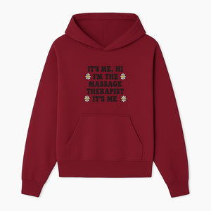 Funny Massage Therapist Quote T-Shirt | It s Me, Hi I m The Massage Therapist | Cute Floral Design Gift for Therapists - Hoodie 1758350859879.jpg