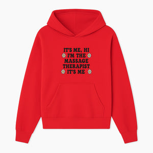 Funny Massage Therapist Quote T-Shirt | It s Me, Hi I m The Massage Therapist | Cute Floral Design Gift for Therapists - Hoodie 1758350860135.jpg