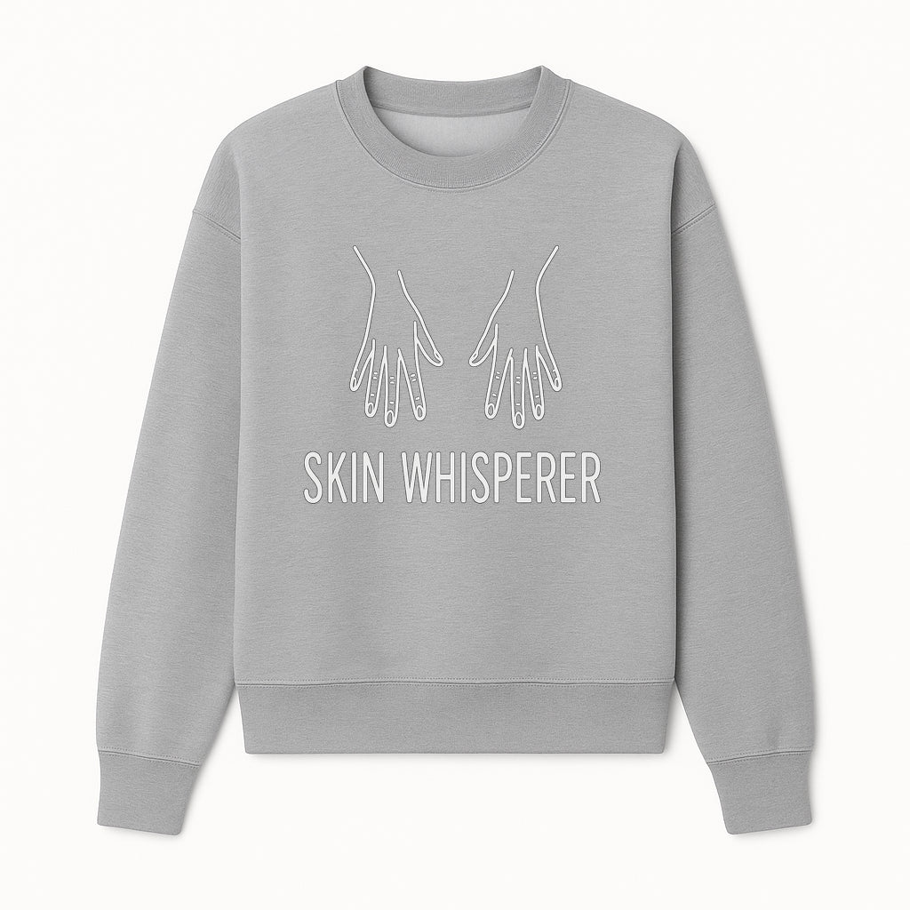 Skin Whisperer Neon Sign | Hands Symbol | Spa & Wellness Decor | Home Ambiance Lighting | Healing & Relaxation Theme - Sweatshirt 1758350861054.jpg