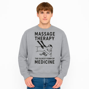 Massage Therapy Art Print - The Oldest Form of Medicine - Wellness Decor for Spa, Home, or Office - Sweatshirt 1758350861252.jpg