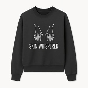 Skin Whisperer Neon Sign | Hands Symbol | Spa & Wellness Decor | Home Ambiance Lighting | Healing & Relaxation Theme - Sweatshirt 1758350861297.jpg