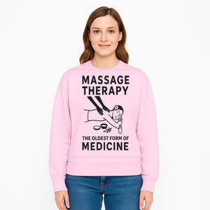 Massage Therapy Art Print - The Oldest Form of Medicine - Wellness Decor for Spa, Home, or Office - Sweatshirt 1758350861393.jpg