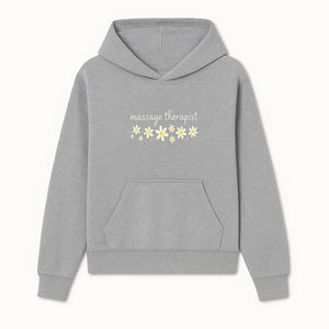 Massage Therapist Wall Art Decor with Floral Design - Calming Green Aesthetic for Spa, Wellness, and Relaxation Spaces - Hoodie 1758350861784.jpg