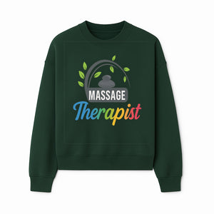 Massage Therapist Logo with Stones and Leaves | Wellness Spa Design for Therapists | Relaxation and Healing Services Brand - Sweatshirt 1758350862045.jpg
